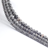 Natural Stone Map Jaspers Rondelle Beads 4/6/8mm