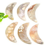 Blossom Agate Healing Crystal Stone Pendant Necklace DIY Bead Stone