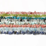 Natural Stone Beads 5-8mm Aquamarine Agate Quartz Chips 33in