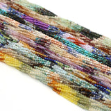 Natural Stone Beaded Faceted Round Gemstone Loose Isolation Beads