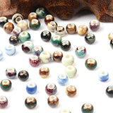 6mm Chinese Ceramic Beads 13 Patterns DIY Jewelry Bracelet Necklace