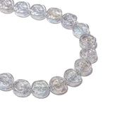 55pcs Electroplating Rose Bracelet Beads 10mm Dark Color for Jewelry Making