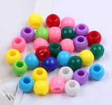 Colorful Acrylic Abacus Bead DIY Jewelry Findings 10mm