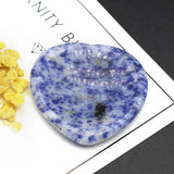 Heart Shape Rose Quartzs Amethysts Loose Beads for DIY Jewerly 40x40mm