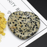 Heart Shape Rose Quartzs Amethysts Loose Beads for DIY Jewerly 40x40mm