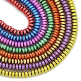 6x3mm 120pcs Hematite Nano Purple Red Spacer Loose Beads