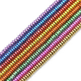 6x3mm 120pcs Hematite Nano Purple Red Spacer Loose Beads