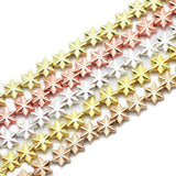 55pcs 7MM Hematite Hexagram Spacer Beads for Jewelry Making