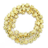 55pcs 7MM Hematite Hexagram Spacer Beads for Jewelry Making