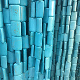 Howlite Flat Cube Beads for DIY Jewelry Making