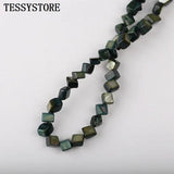 Natural Square Shell Spacer Beads for DIY Bracelet Making