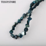 Natural Square Shell Spacer Beads for DIY Bracelet Making