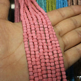 4mm Hematite Loose Beads Matte Cube Jewelry Making DIY Necklace Bracelet 15''