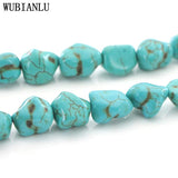 18 Turquoise Stone Loose Beads Jewelry Making DIY Gift Necklace Bracelet Ear