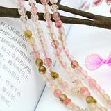 Watermelon Crystal Tourmaline Beads 4-14mm DIY Jewelry Making