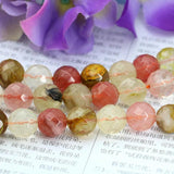 Watermelon Crystal Tourmaline Beads 4-14mm DIY Jewelry Making