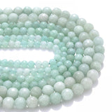 Green Burmese Jades Bead Chalcedonys Round Spacer Beads 15 in