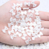 200pcs Flatback 10*13mm Pearls Ivory Mixed DIY Jewelry Supplies