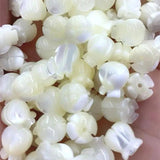 Natural Tulips Flower Shape Shell Beads DIY 6/8MM Jewelry Accessories