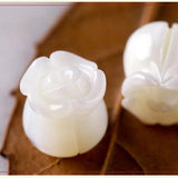 Natural Tulips Flower Shape Shell Beads DIY 6/8MM Jewelry Accessories