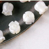 Natural Tulips Flower Shape Shell Beads DIY 6/8MM Jewelry Accessories