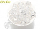100Pcs Mixed Colorful Acrylic Square Beads for DIY Jewelry Making