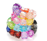 100Pcs Mixed Colorful Acrylic Square Beads for DIY Jewelry Making