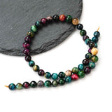 Tiger Eye Round Stone Beads for Jewelry Making DIY Bracelet Necklace 4-12MM