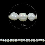 7-8mm Baroque Natural Freshwater Pearl Cultured Loose Pearls