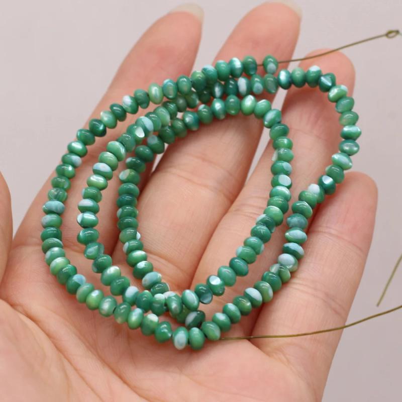 Natural Pearl Oyster Shell Beads Abacus Mother of Pearl Shells