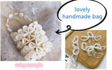 21/25mm Round Clear Cloudy Acrylic Beads for DIY Shoulder Bag/Hair Decoration