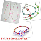 20pc 18mm Polymer Plumeria Flower Beads DIY Girls Necklace Hair Band Bracelet
