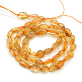 6-8mm Natural Stone Yellow Quartz Citrines Loose Beads for Jewelry Making