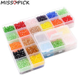 600pcs 4mm Crystal Seed Beads for DIY Jewelry Making