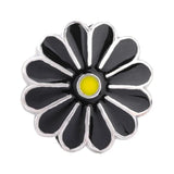 10PCS Enamel Daisies Metal Spacer Bead DIY Bracelets Jewelry Making