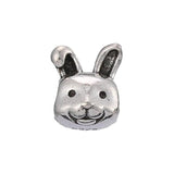 10Pcs Silver Plated Animal Charm Beads DIY Bracelet & Necklaces