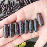 30mm Retro Grey Green Stone Buddha Jewelry DIY Beads