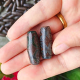 30mm Retro Grey Green Stone Buddha Jewelry DIY Beads