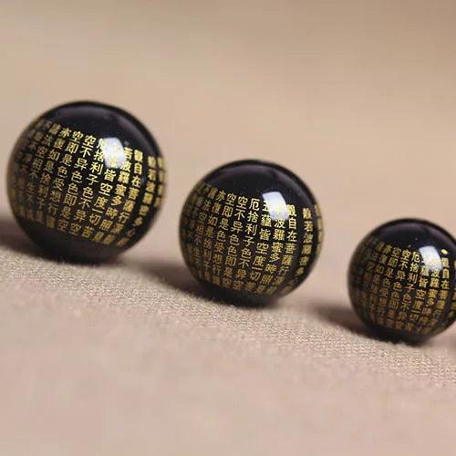 4A Agate Heart Sutra Buddha Quartz Crystal Bead DIY Jewelry Making