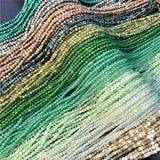 4mm Faceted Malachite Turquoise Stone Beads 15' DIY Jewelry Making