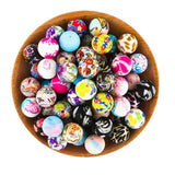 Kovict 10~20Pcs/Lot Leopard Printed Silicone Beads for Baby Teething