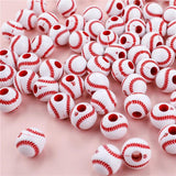 Acrylic Smile Beads For Jewelry Making Round Letter Beads Set