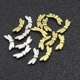 50pcs Dragonfly Metal Spacer Beads for Jewelry Making DIY Accessories