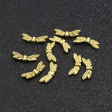50pcs Dragonfly Metal Spacer Beads for Jewelry Making DIY Accessories