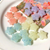 20 PCS Mixed Color Acrylic Star Beads DIY Jewelry Spacer Bracelets Earrings