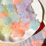 20 PCS Mixed Color Acrylic Star Beads DIY Jewelry Spacer Bracelets Earrings