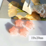 20 PCS Mixed Color Acrylic Star Beads DIY Jewelry Spacer Bracelets Earrings