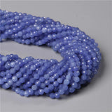 Small 3/4MM Faceted Agate Stone Beads for Jewelry Making