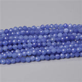 Small 3/4MM Faceted Agate Stone Beads for Jewelry Making