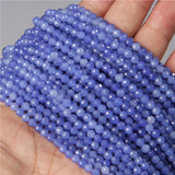Small 3/4MM Faceted Agate Stone Beads for Jewelry Making
